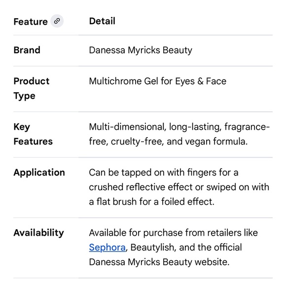 Danessa Myricks: Infinite Chrome Flakes Gel in Shooting Star - Picture 8 of 8